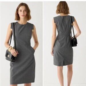 J. Crew Wool Résumé Sheath Dress Pockets
